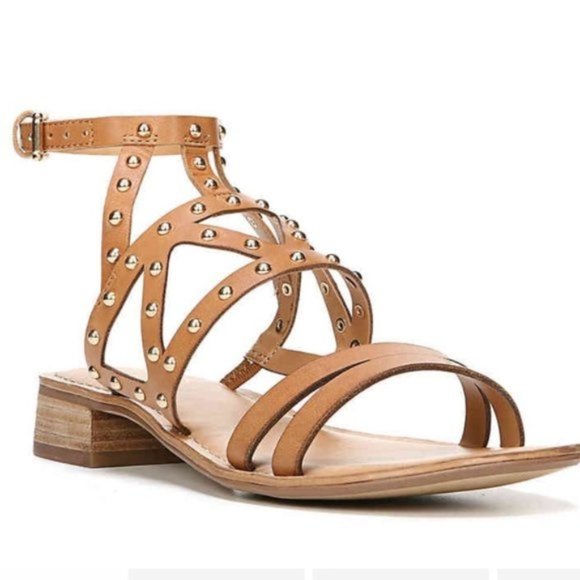Franco Sarto Shoes - Franco Sarto Gold Stud Apollo Gladiator Sandal